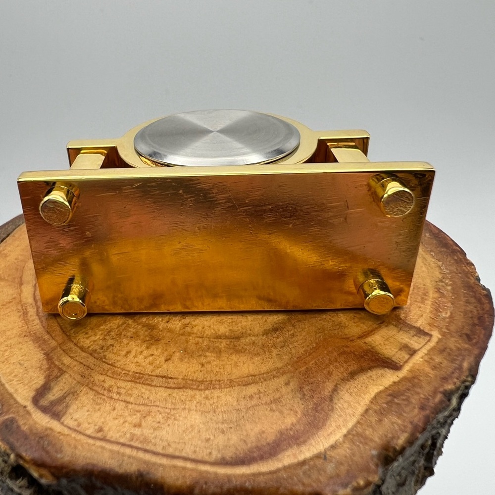 Gold Ronca Quartz Mini Clock - Picture 6 of 10